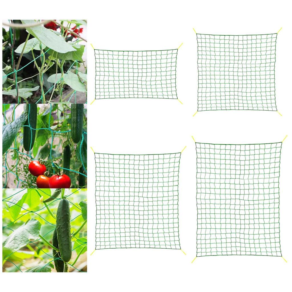 Garden Trellis Netting Plant Supporting Net Trellis Net Square Mesh for Climbing