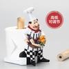 Creative Chef Statue Paper Towel Rack Long/short Dual-use Vertical Paper Towel Rack/kitchen Roll Paper Holder Household Goods