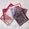 Floral Pocket Square Handkerchief for Men Square Hankies Bandana 13inch