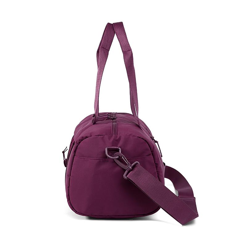 Luggage Bag Large Capacity Foldable Storage Bag Solid Color Water-Repellent Travel Bag