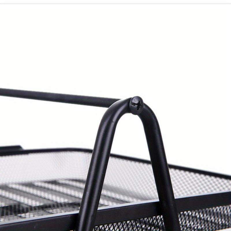 1pc 3 Tier Desk File Holder, Desktop File Paper Tray, Office File Holder, Stacking File Holder