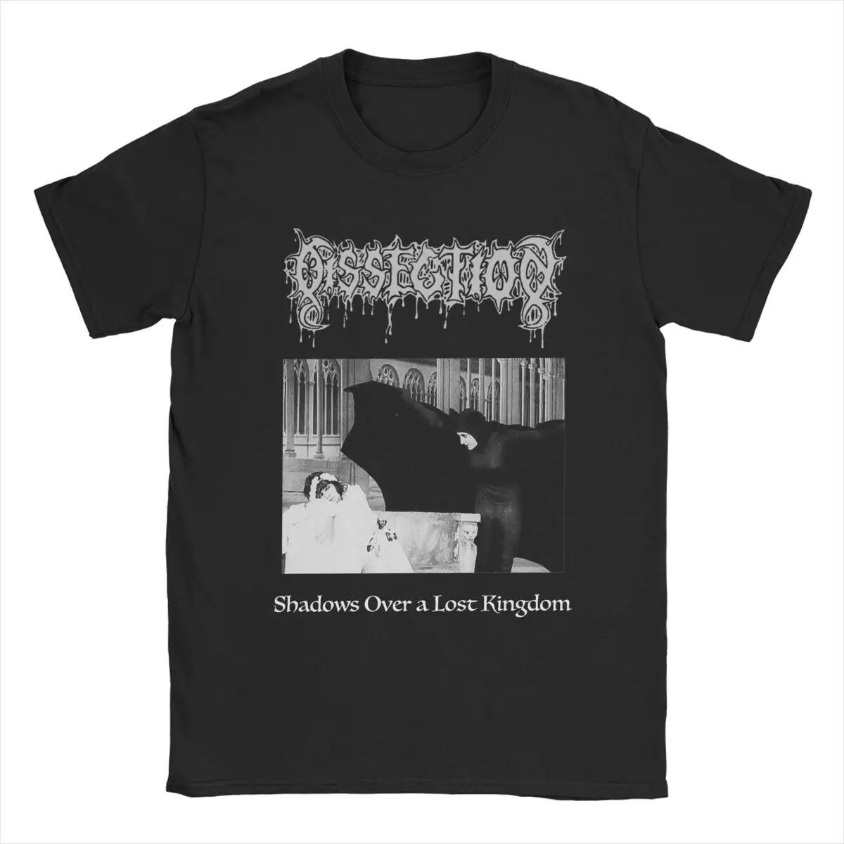 Men T-Shirt Dissection Band Casual Cotton Tee Shirt Short Sleeve T Shirts XXXL