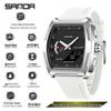 Sanda Multifunction Waterproof Sports Watch with Alarm & Luminous Display