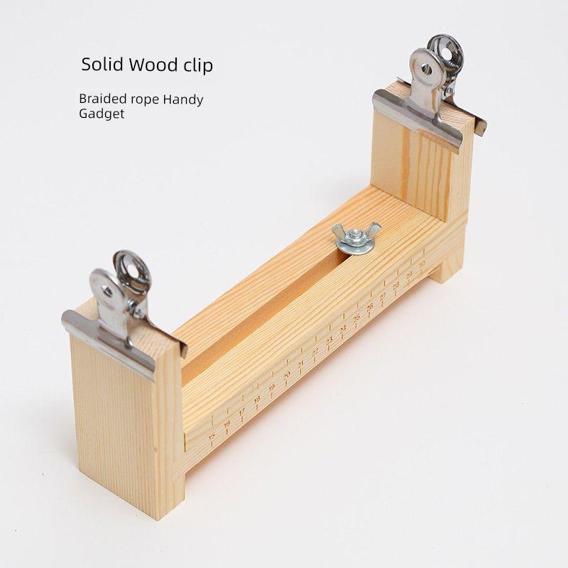 

DIY 50M No. 72 Encryption Woven Hand Strap Jade Thread Transparency(Fixed Clip 2 + woven wooden frame/)