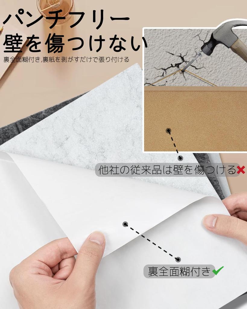 Yoillione Schallabsorbierende Platte 30x30cm Schwarz Selbstklebend