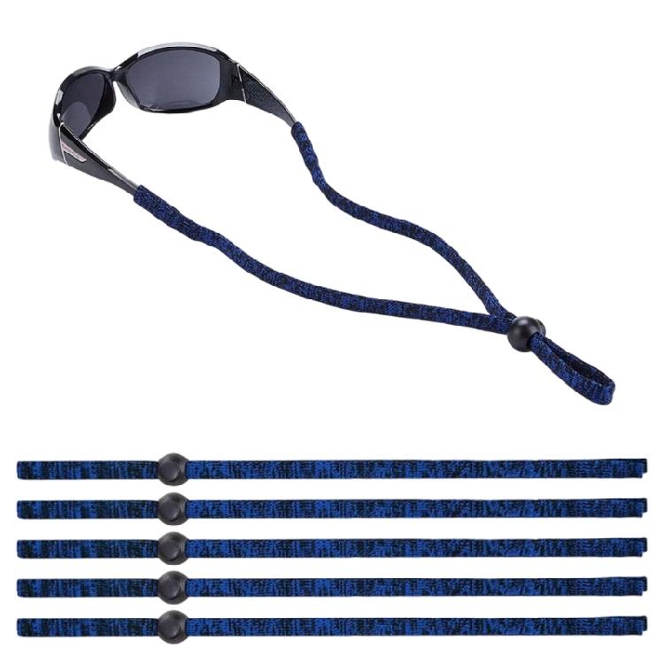 

6Pcs Sports Eyewear Retainer Set Anti Slip Straps Adjustable Clasp for Water Sports Snorkeling Beach Activity