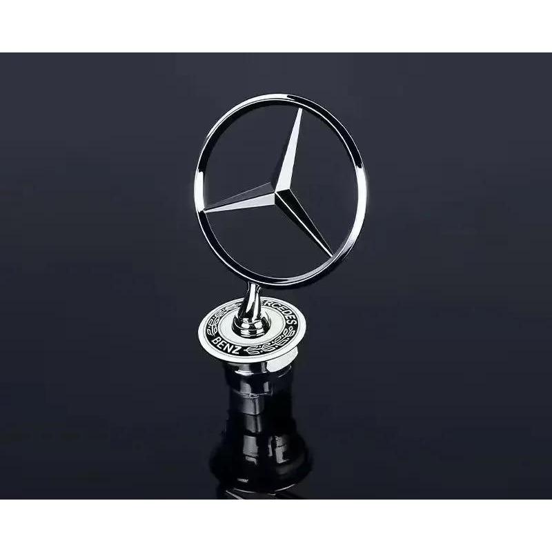 Kovový znak na kapotu auta Přední chromové logo Značení kapoty Pro Mercedes Benz C E S Třídy W204 W205 W212 W213 W211 W220 W222 W223