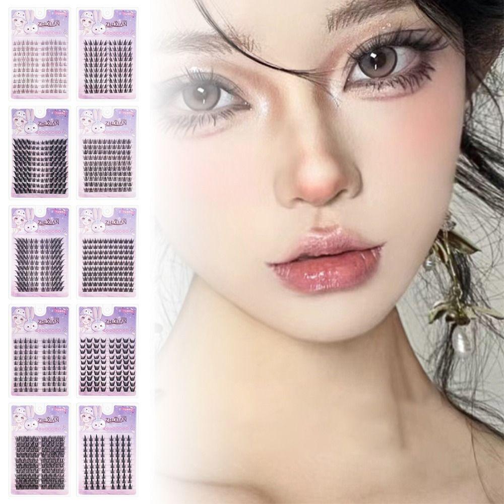 Eyelashes Extension Manga Lashes Glue Free 3D False Eyelashes Fashion Cat Elf Eyelashes  Men