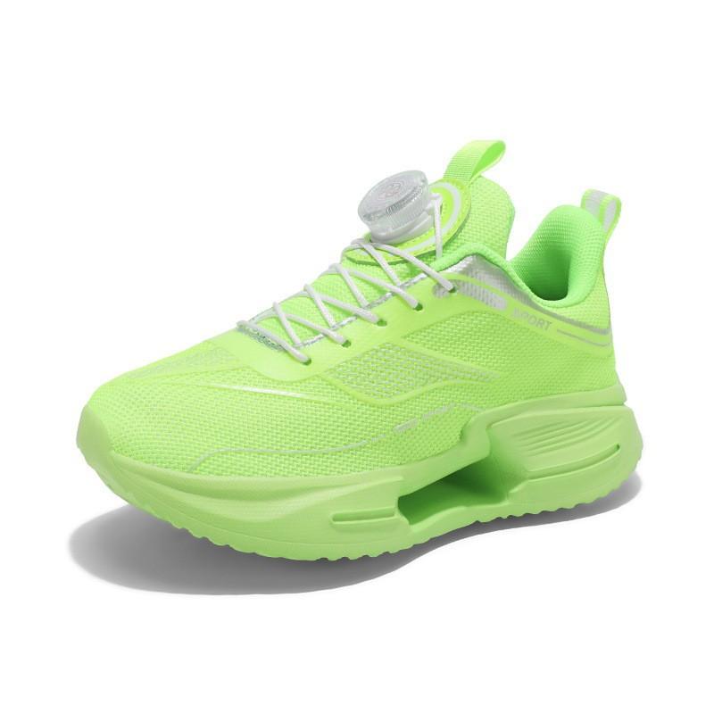 teenager Kids Boys Running Shoes Breathable Mesh Rotation Soft Non Slip Athletic Sneakers