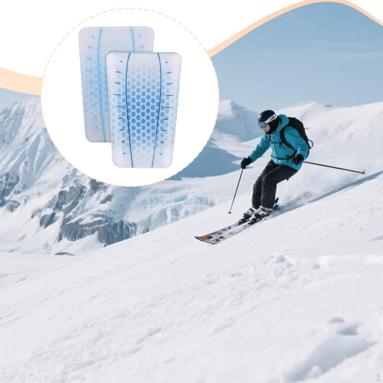 

1 Pair Skiing Shin Guard Pad Gear Comfortable Snowboard