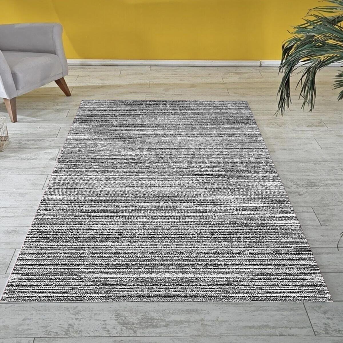 

Декоративный нескользящий моющийся ковер с цифровой печатью DOT-SM-161 40 x 60 серый