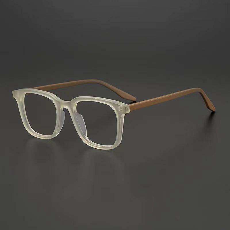 Fashion Vintage Frosted Square Optical Glasses Man Simple Trendy Unisex Eyeglasses for Women Men Literary Retro Matte Eyewear