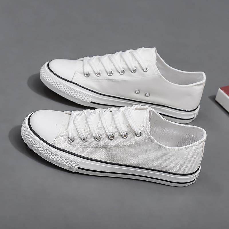 Small black shoes student cloth shoes labor insurance shoes low-top track and field training flat shoes lace-up games dance shoes women's shoes