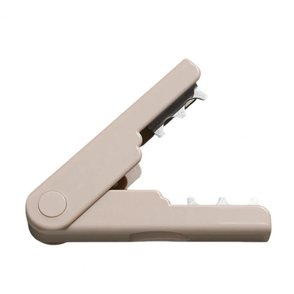 Auto Buckle Rose Thorn Stripper Pliers Finger Groove Flower Stem Leaf Cut Remover Gardening Supplies Home Accessories