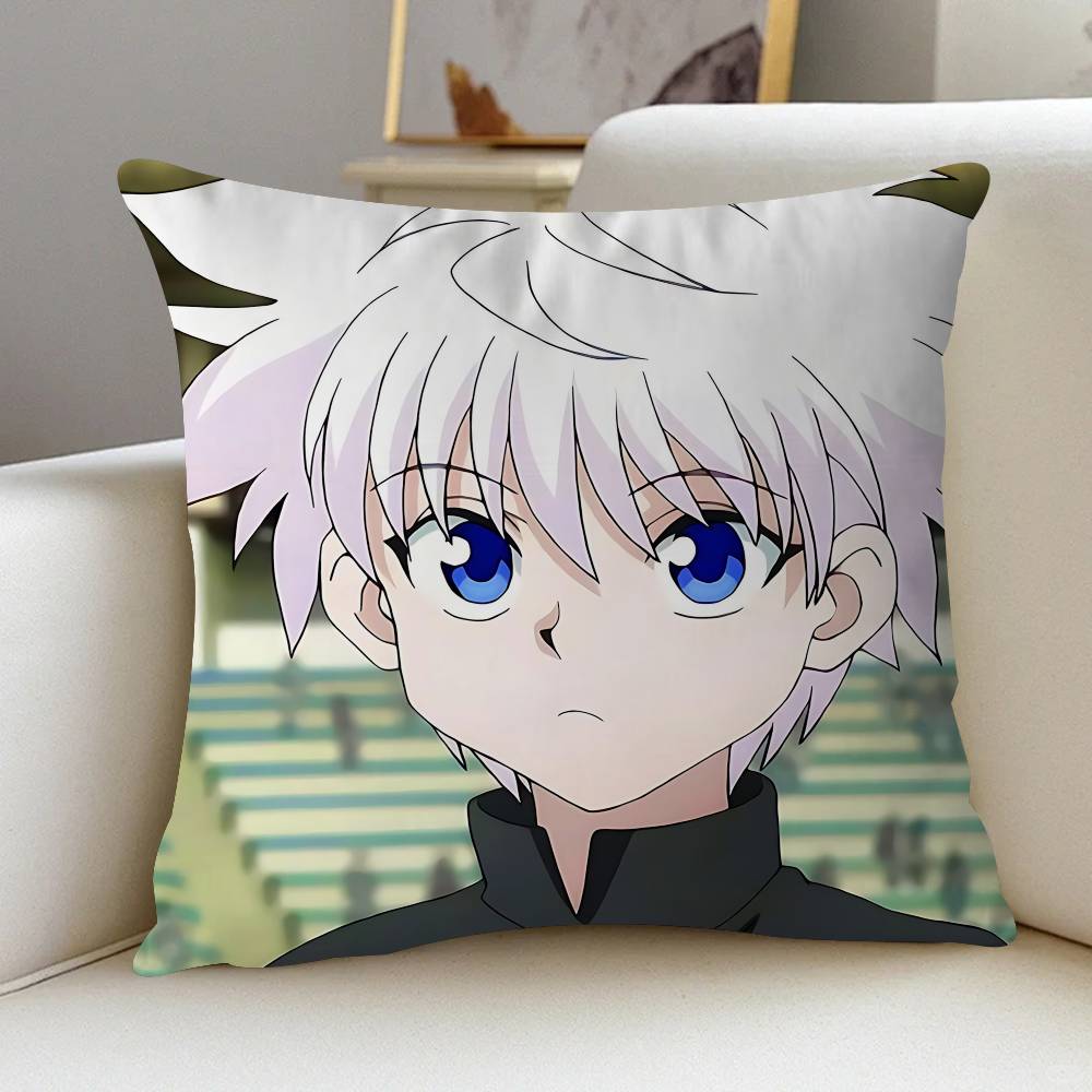 

K-Killua Pillow Cushion Cover Pillowcase Living Room Sofa Home Decor Customized 12x12Inch