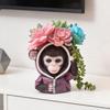 Cartoon Animal Shape Resin Planter Playfulness Flower Pot Suitable For Balcony And Living Room Decoration