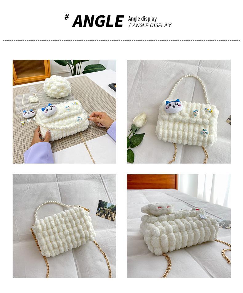 Pacha Dog Hand-Knitted Bag DIY Kit – Self-Made Fashionable Gift for Girlfriend