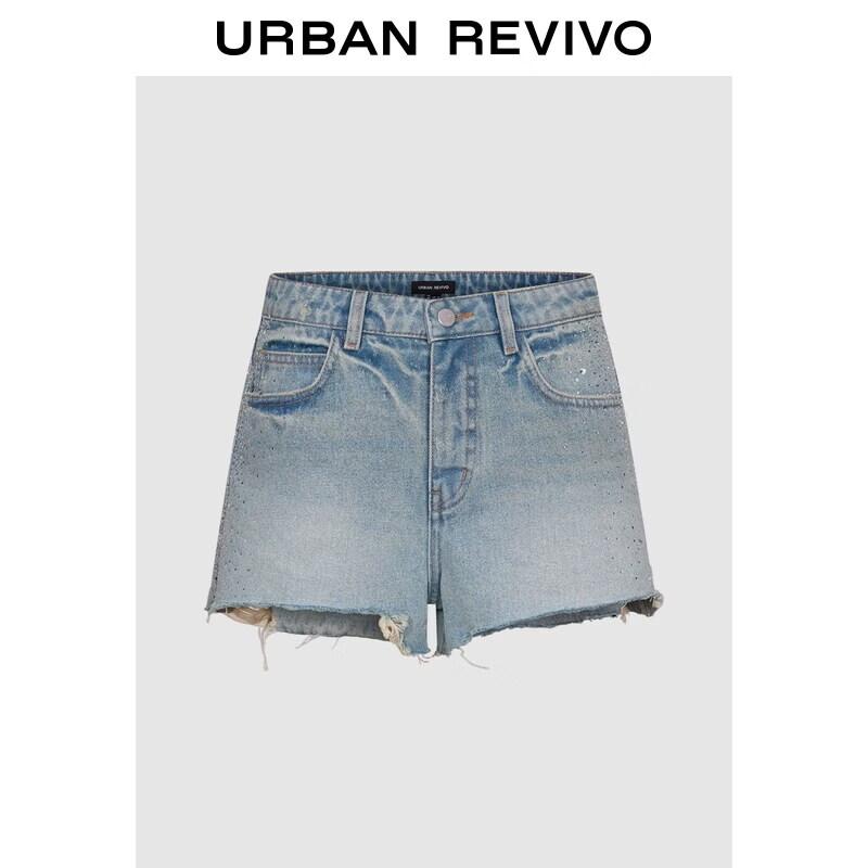 UR2026 Women s Ripped Denim Shorts 26