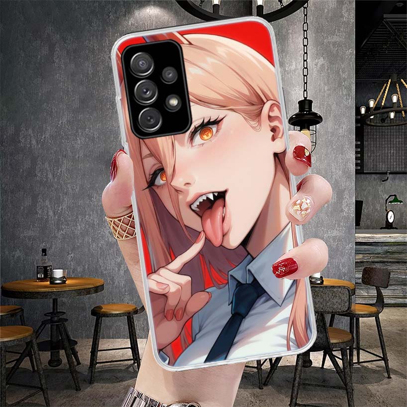 C-Chainsaw Mans Power Soft Phone Case For Samsung Galaxy A13 A14 A15 A16 A17 A53 A54 A55 A56 A57 A33 A34 A35 A36 A37 A23 A24 A25