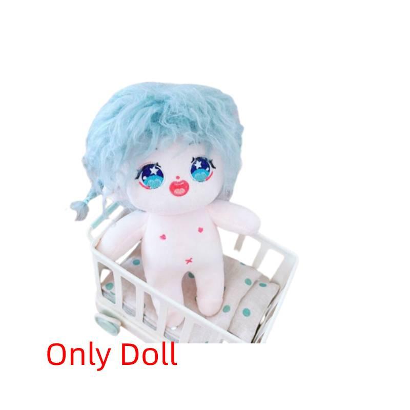 Cute 20cm Plush Cotton Doll With Long And Wavy Hair Toy14738