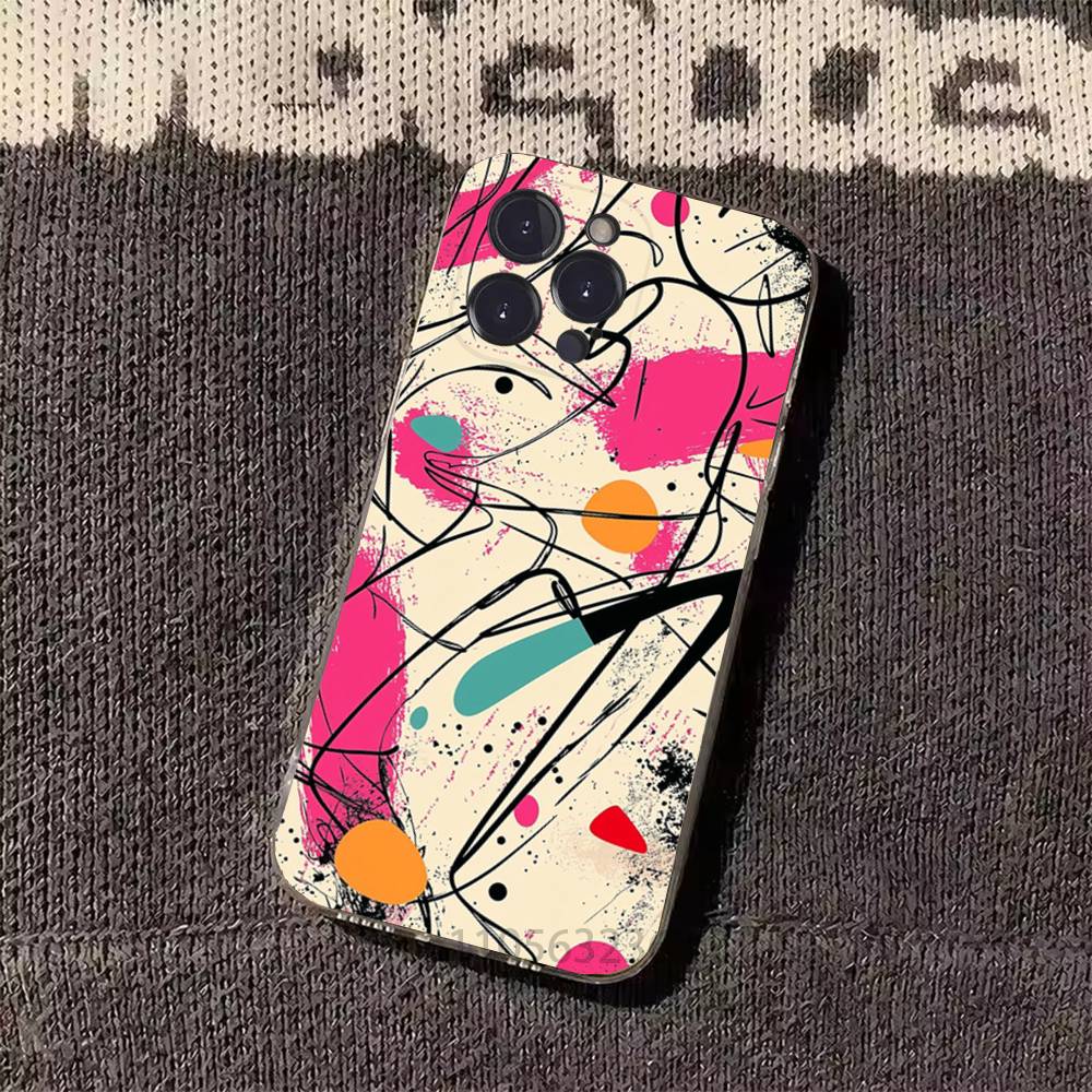 Colorful graffiti Phone Case for iPhone 11Pro 13 12 11 Pro Max 16e 17 Air 16 15 14 Plus 11ProMax