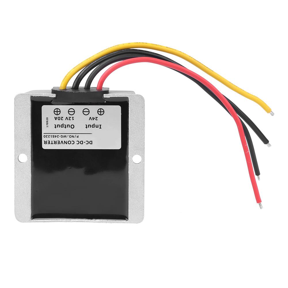 DC24V to 12V 20A 240W Step Down Converter Buck Voltage Regulator Module Waterproof IP68