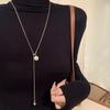 Premium Sense Original Homemade, Korean Version Ins Ocean Patrick Star Long Necklace Niche Retro Adjustable Sweater Chain