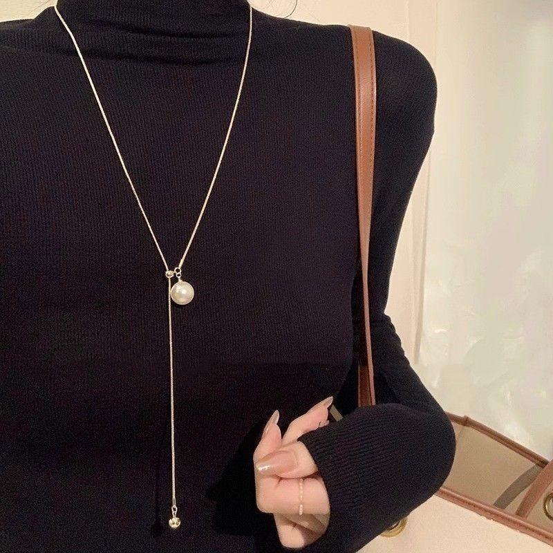 Premium Sense Original Homemade, Korean Version Ins Ocean Patrick Star Long Necklace Niche Retro Adjustable Sweater Chain