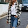Women's Fashion Long Sleeve Loose Fit Jacket for Casual Daily Wear