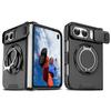 Sliding Camshield Lens Cover Ring Holder Shockproof Phone Case For iPhone Duo