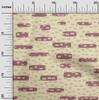 oneOone Cotton Flex Beige Fabric Geometric Rounded Rectangle Sewing Material Print Fabric By The Yard 40 Inch
