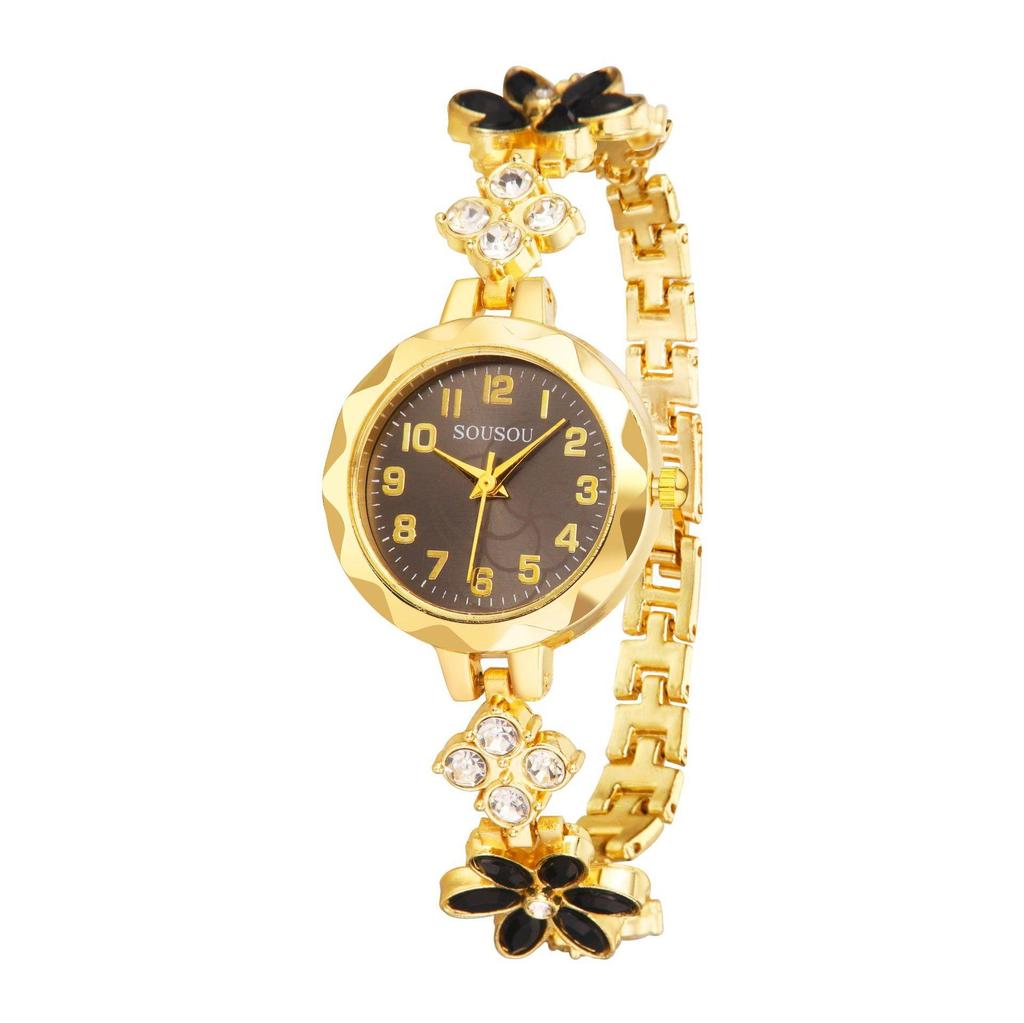 Crystal Rhinestone Bracelet Watches Women Wristwatch Ladies Quartz Watch