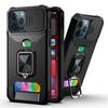 360° Magnetic Holder Phone Case for IPhone 15 14 13 12 Mini 11 Pro Max X XS XR 7 8 Plus Ring with Card Holder Protective Cover