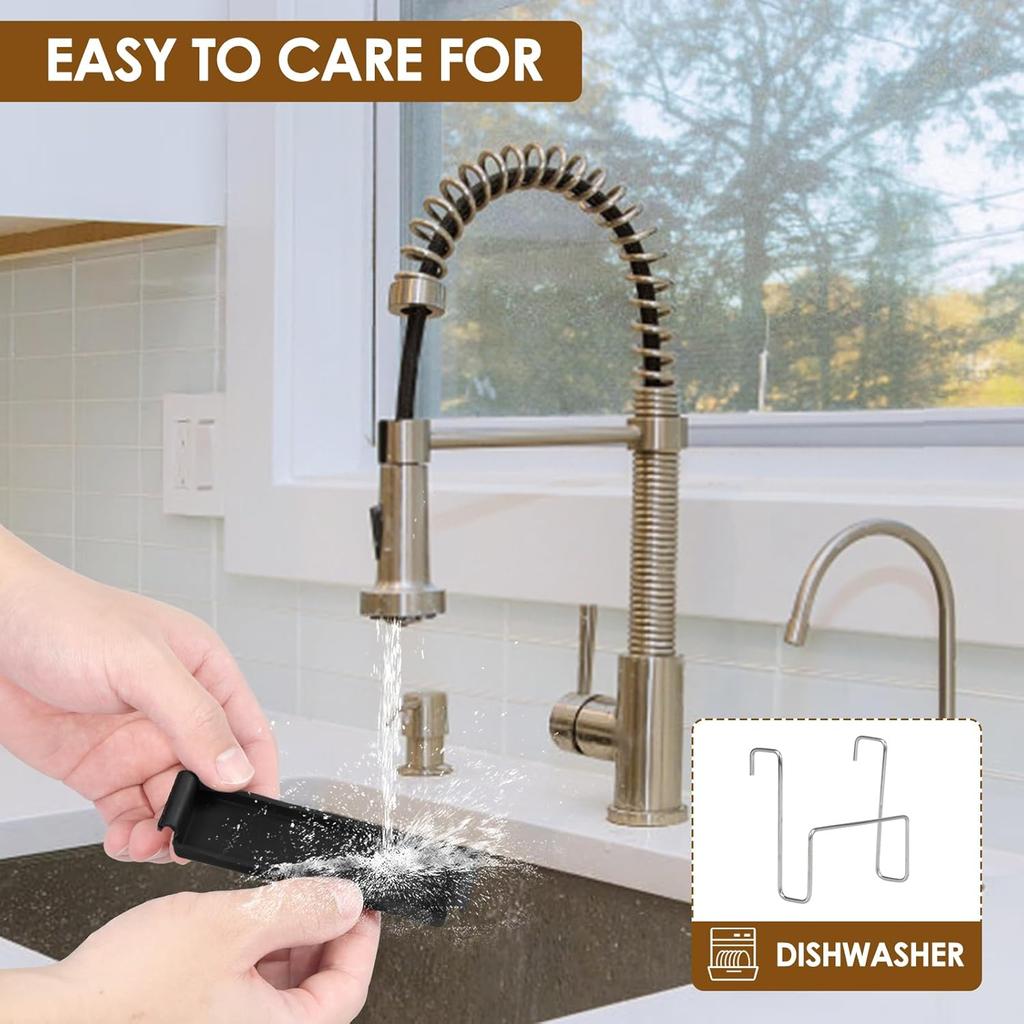 1pc Stainless Steel Slow Cooker Lid Holder, Pot Lid Organizer with Non-Slip Base, Space-Saving Countertop or Sink Storage Rack