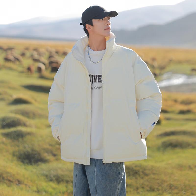 Wassup Sohot Men's Lamb Fleece Lined Puffer Jacket