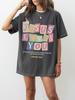 Womens Springsummer New Jesus Loves You Tshirt Church Gift Unisex Cotton Oversized Streetwear Short Sleeve Loose Casual