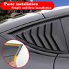 Yhcdsea For Model Y Side Window Louver Cover Sport Style For Tesla Model Y    2024 2025 Accessories (Matt Black)