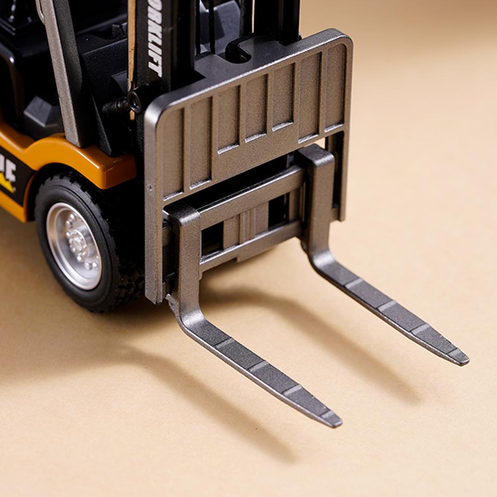 Mini RC Forklift 2.4G/APP Remote Control Desktop Simulation Trolley Gifts Toy Compact Moving Alloy Forklift Truck Toys