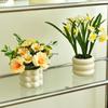 Artificial Flower Arrangement for Home or Office Décor: Living Room, Bedroom, Dining Table & Bonsai-Inspired
