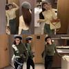 Short Knit Cardigan For Women With Wool And Ice Silk Fabric For Autumn Winter Fashion