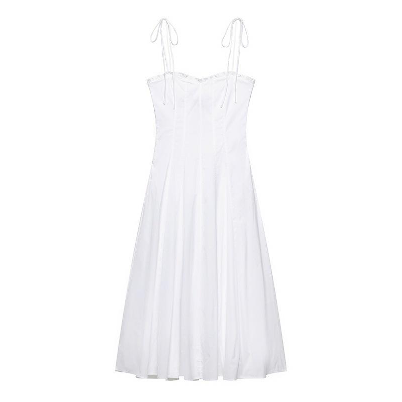 

TAOP&ZA Elegant Summer Women s Poplin Midi Dress L