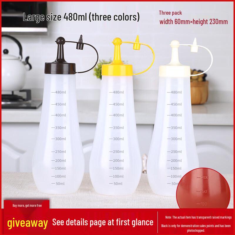 ZISIZ Commercial Salad and Seasoning Bottle