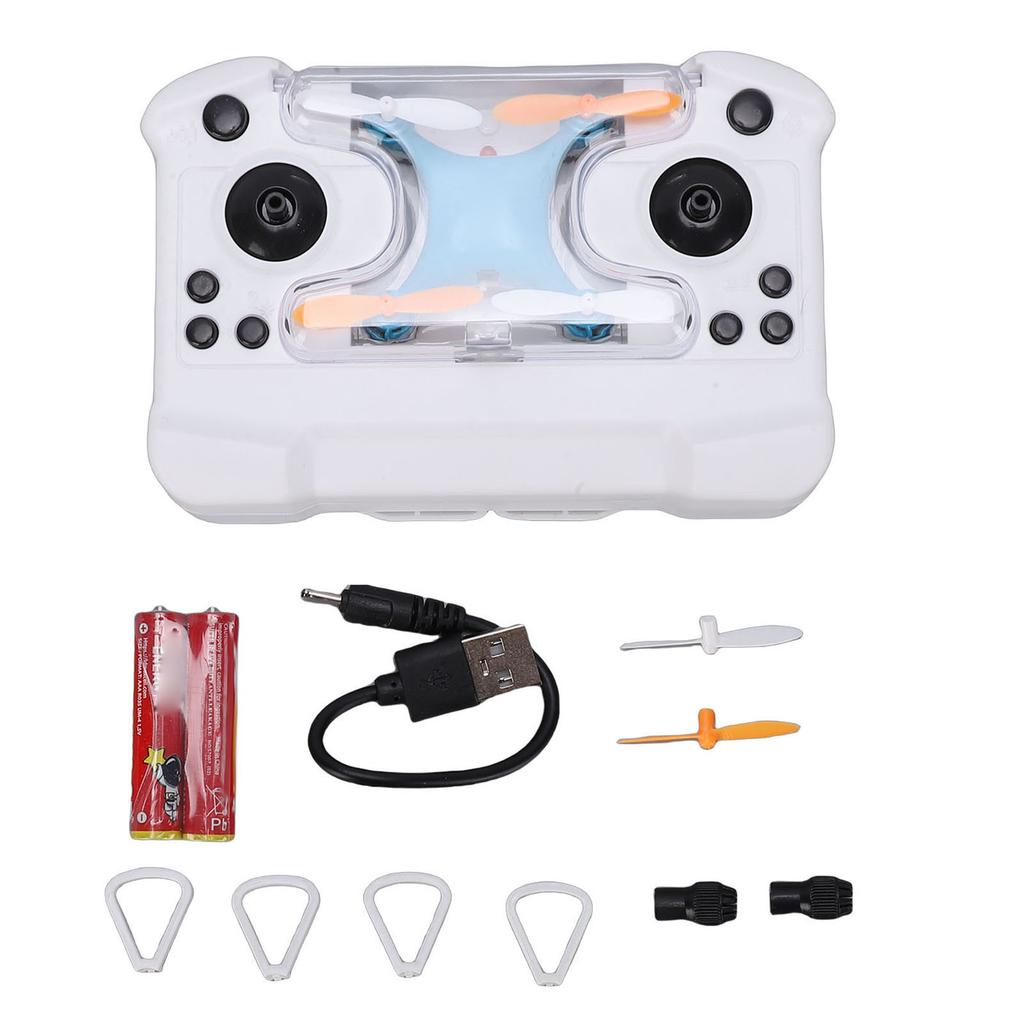 Mini Drone Beginner Friendly RC Quadcopter Toy with Remote Control LED Light Altitude Hold