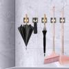 Wall Mounted Kitchen Bathroom Accessories Broom Hanger Mop Clip Mop Organizer Wall Hook