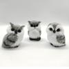 1Pc Plush New Year Miniatures Mini Figurines Table Decorations Fake Animal Simulation Ornaments Artificial Owl