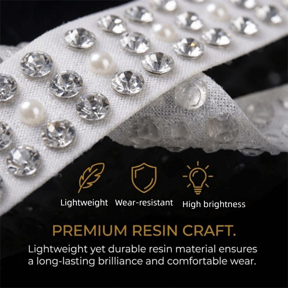 Apparel Accessory Colorful Rhinestone Chain AB Color Horse Eye Hot Fix Tape DIY Hot Melt Resin Rhinestone Dance Wear