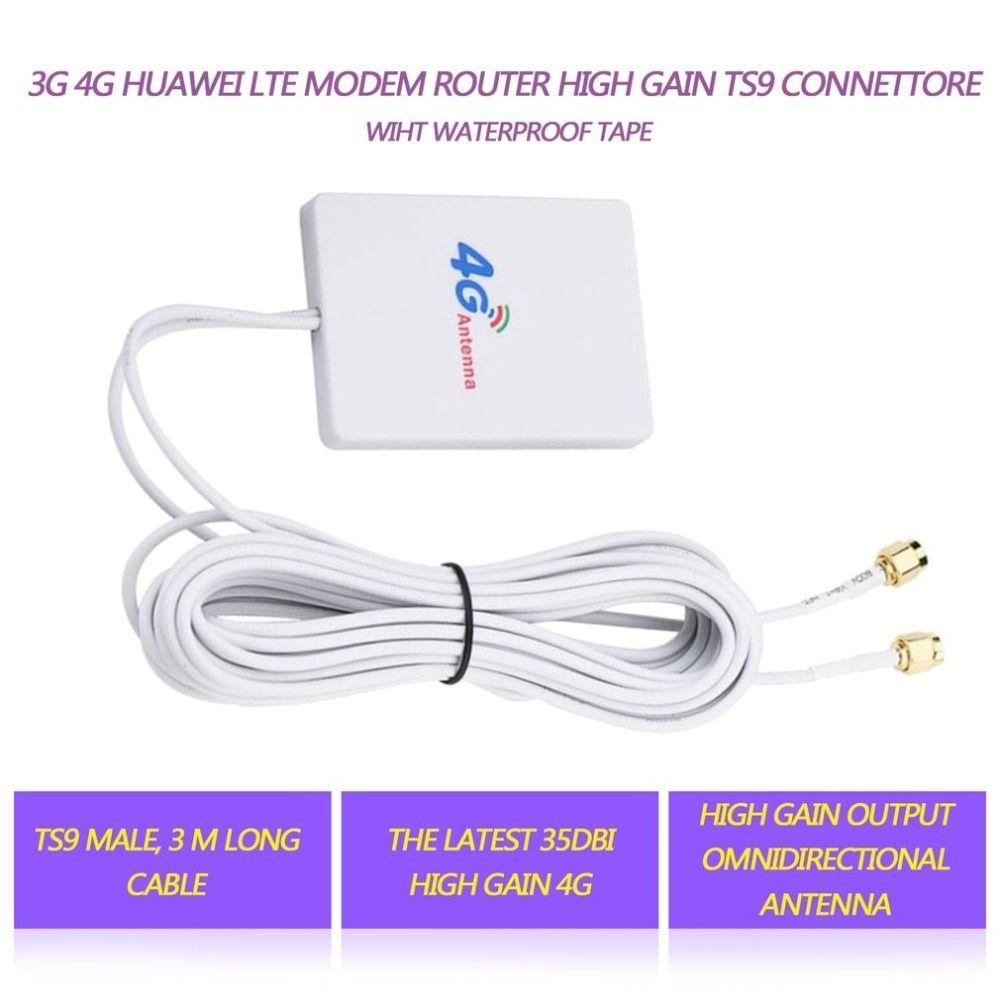 Signal High Gain Signal Booster Amplifier SMA Connector Router Adapter LTE Antenna External Antenna