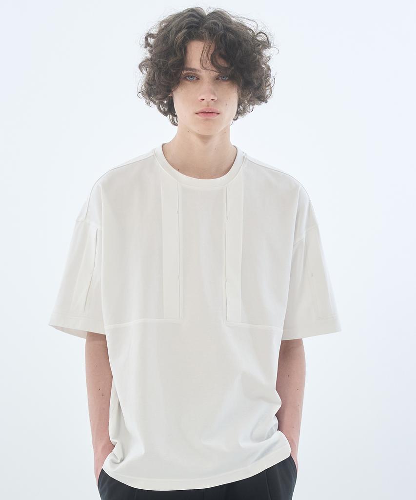 ZENSAI Front Bartack T-Shirt White