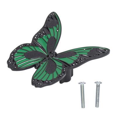 Zinc Alloy Art Butterfly Handle Modern Minimalist Drawer Cabinet Door Knob Furniture Hardware