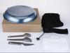 Camping Plate with 3 PCS Suit Integrated Tableware Titanium Plate BBQ Plates Metal Camping Plates
